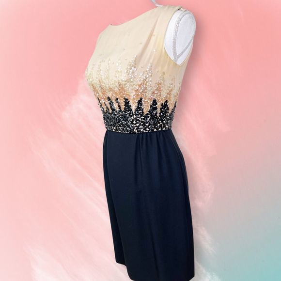 Vintage 1960s Miss Milgrim Cocktail Dress - Mad Men - Incredible! - Picture 2 of 9